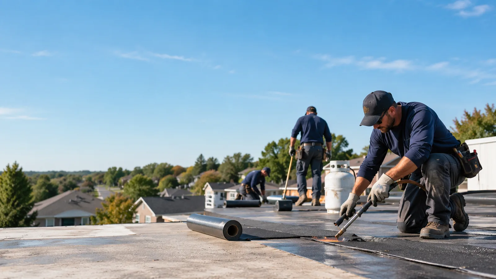 Flat Roof Leak Repair providers in Sheyenne, ND